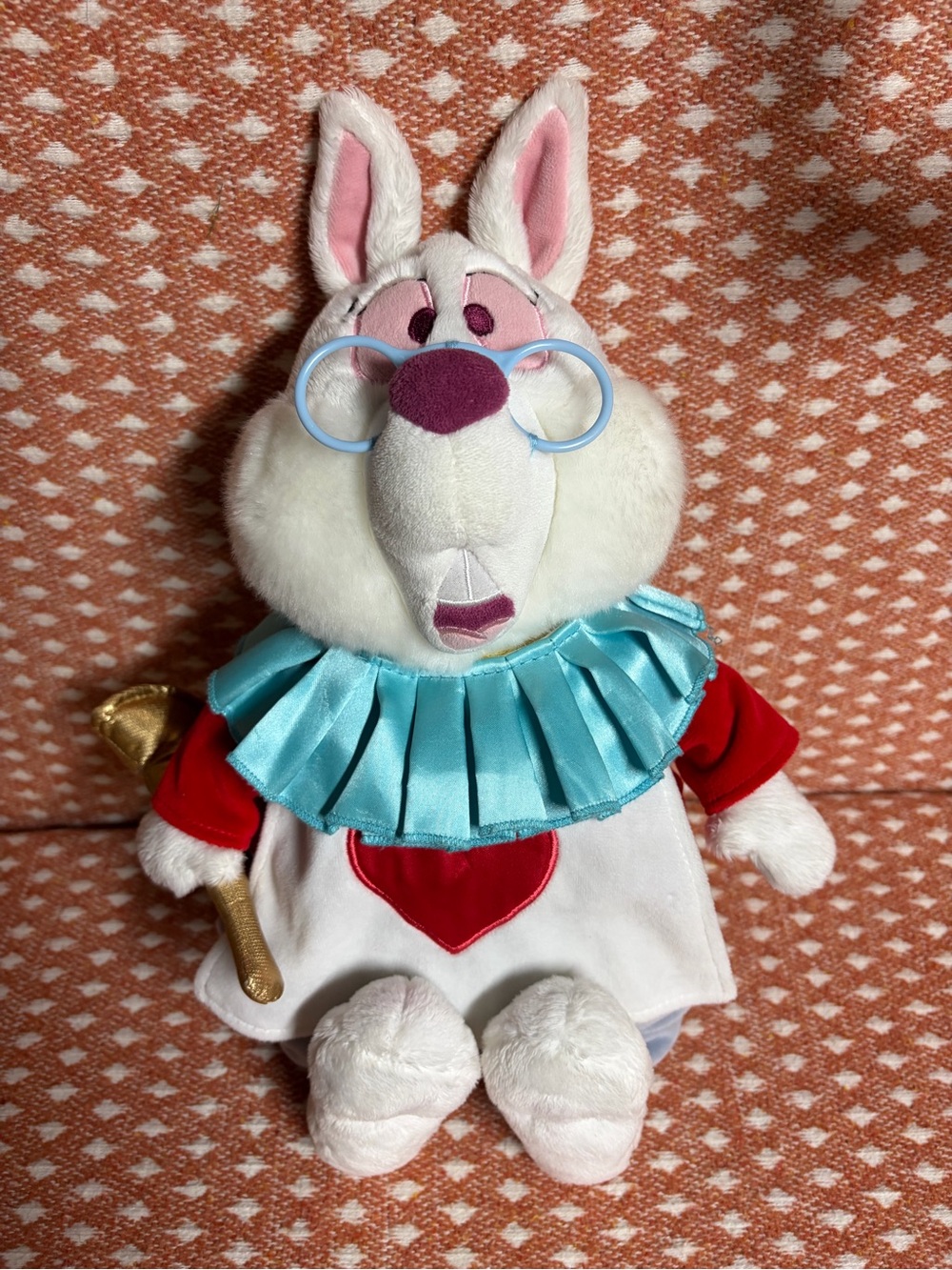 Disney NWT Store Exclusive Alice in Wonderland White Rabbit 16" Plush Retired